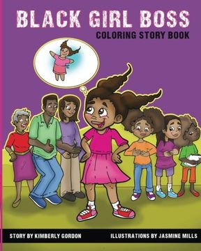 portada Black Girl Boss: Coloring Story Book