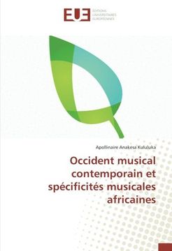 portada Occident musical contemporain et spécificités musicales africaines (French Edition)