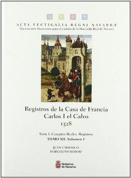 portada registros casa de francia carlos i el calvo 1328 tomo xii i