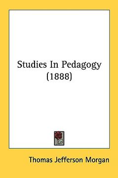 portada studies in pedagogy (1888)