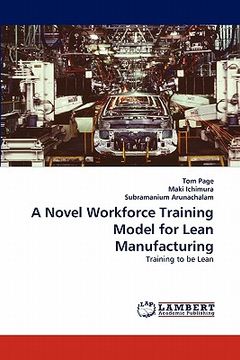 portada a novel workforce training model for lean manufacturing (en Inglés)