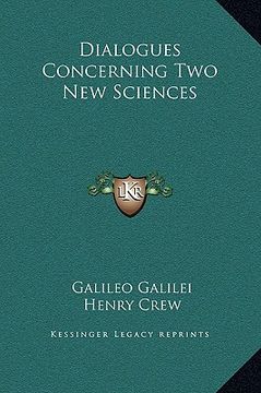 portada dialogues concerning two new sciences (in English)