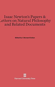portada Isaac Newton's Papers & Letters on Natural Philosophy and Related Documents (en Inglés)