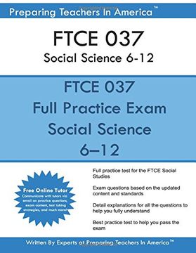 portada FTCE 037 Social Science 6-12: FTCE Social Science 6-12