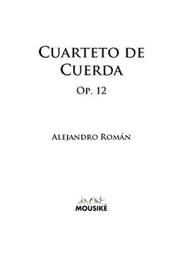 portada Cuarteto de Cuerda, op. 12