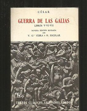 portada Guerra de las Galias Libros V-Vii (Anot) (Varios Gredos) (in Spanish)