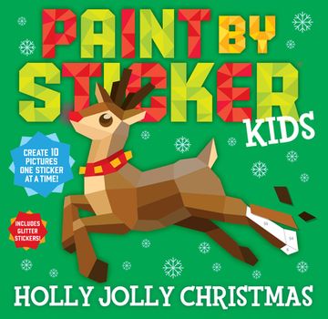 portada Paint by Sticker Kids: Holly Jolly Christmas (in English)