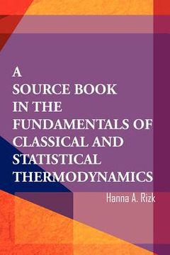 portada a source book in the fundamentals of classical and statistical thermodynamics
