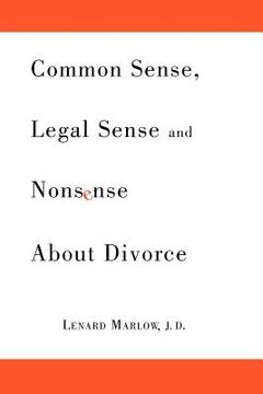 portada common sense, legal sense and nonsense about divorce