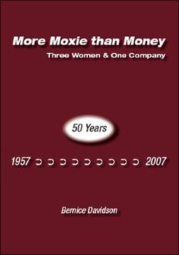 portada More Moxie Than Money: Three Women - One Company (en Inglés)