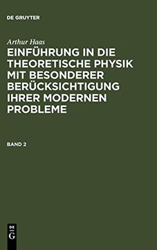 portada Einführung in die Theoretische Physik mit Besonderer Berücksichtigung Ihrer Modernen Probleme. Band 2 (in German)