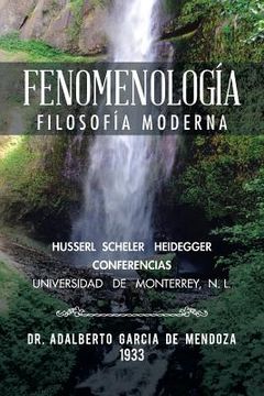 portada Fenomenología: Filosofía Moderna