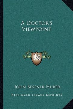 portada a doctor's viewpoint (en Inglés)