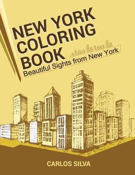 portada New York Coloring Book: Beautiful Sights from New York (en Inglés)