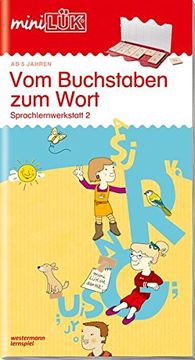portada Minilük vom Buchstaben zum Wort: Vom Buchstaben zum Wort: Sprachlernwerkstatt 2 für Kinder ab 5 Jahren (in German)