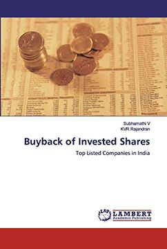 portada Buyback of Invested Shares: Top Listed Companies in India (en Inglés)
