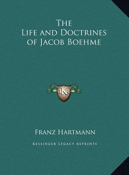 portada the life and doctrines of jacob boehme
