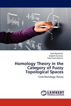 portada homology theory in the category of fuzzy topological spaces (en Inglés)