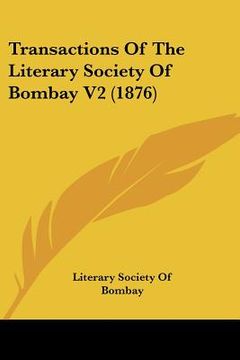 portada transactions of the literary society of bombay v2 (1876) (en Inglés)