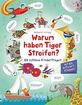 portada Warum Haben Tiger Streifen? 60 Schlaue Kinderfragen (in German)