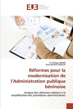 portada Réformes pour la modernisation de l'Administration publique béninoise (en Francés)