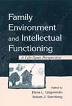 portada family environment and intellectual functioning (en Inglés)