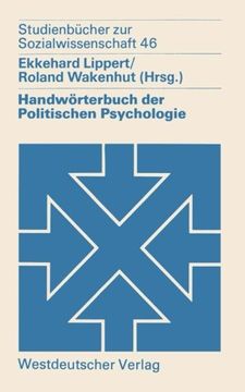 portada Handwörterbuch der Politischen Psychologie (Studienbücher zur Sozialwissenschaft) (German Edition)