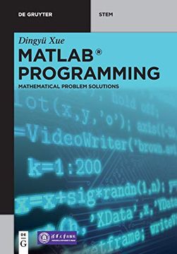 portada Matlab Programming: Mathematical Problem Solutions (de Gruyter Stem) (en Inglés)