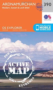 portada Ardnamurchan, Moidart, Sunart and Loch Shiel (OS Explorer Active Map)