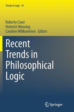 portada Recent Trends in Philosophical Logic (en Inglés)