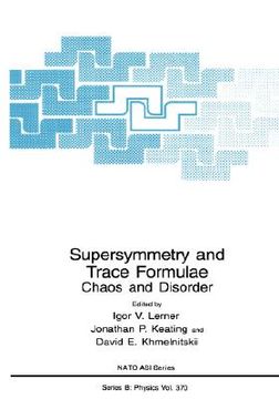 portada supersymmetry and trace formulae (en Inglés)