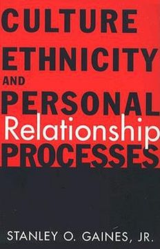 portada culture, ethnicity, and personal relationship processes (en Inglés)