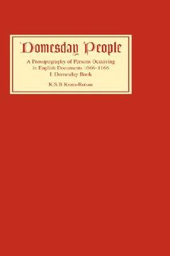 portada domesday people: a prosopography of persons occurring in english documents 1066-1166 i: domesday book
