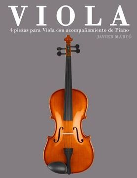 portada Viola: 4 Piezas Para Viola Con Acompañamiento de Piano
