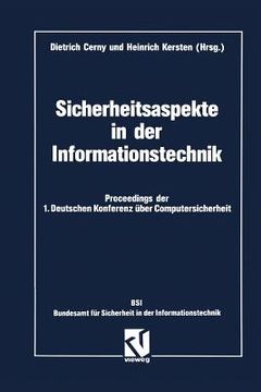 portada sicherheitsaspekte in der informationstechnik (en Inglés)