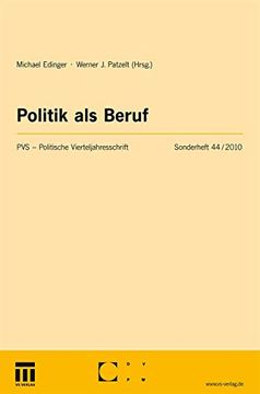 portada Politik als Beruf: Neue Perspektiven auf ein Klassisches Thema (in German)