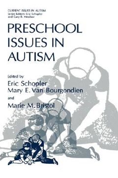 portada preschool issues in autism (en Inglés)