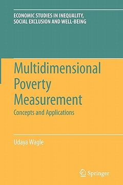 portada multidimensional poverty measurement: concepts and applications