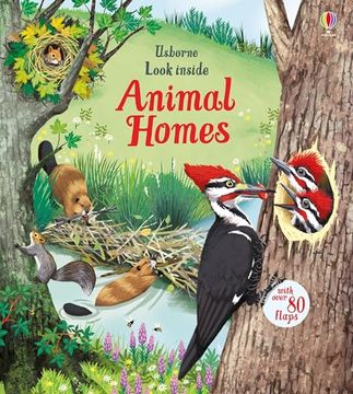 portada Look Inside Animal Homes (in English)