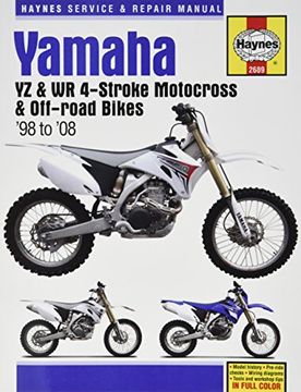 portada Yamaha YZ & WR 4-Stroke Motocross Motorcycle Repair Manual: 98-08: 320i, 320xi (2012 Thru 2014), 325i, 325xi, 330i, 330xi (2006), 328i, 328xi (2007 Thru 2014) (Haynes Repair Manual)