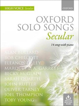 portada Oxford Solo Songs: Secular: 14 Songs With Piano 