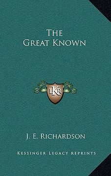 portada the great known (en Inglés)