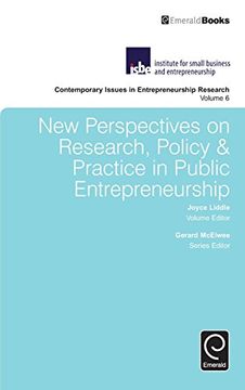 portada New Perspectives on Research, Policy & Practice in Public Entrepreneurship (Contemporary Issues in Entrepreneurship Research)