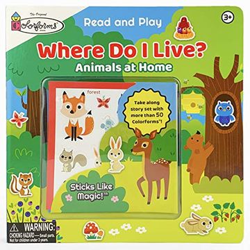 portada Where do i Live? Animals and Their Homes (Colorforms Read and Play) (en Inglés)