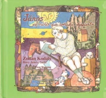 portada Janos, el Niño que soñaba despierto (cuento+CD) (La Mota De Polvo) (in Spanish)