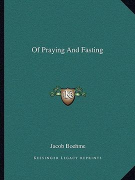 portada of praying and fasting (in English)
