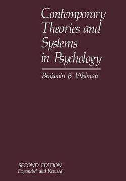 portada Contemporary Theories and Systems in Psychology