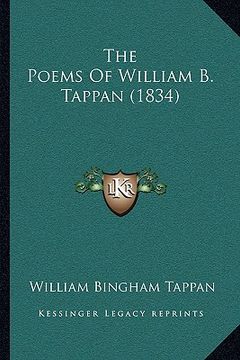 portada the poems of william b. tappan (1834) (en Inglés)