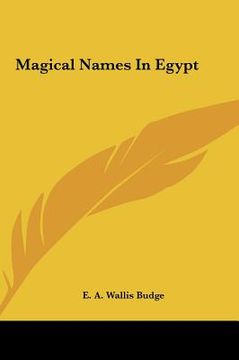 portada magical names in egypt (en Inglés)