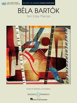portada Bartok: Ten Easy Pieces for Piano (Book/Online Media) (en Inglés)
